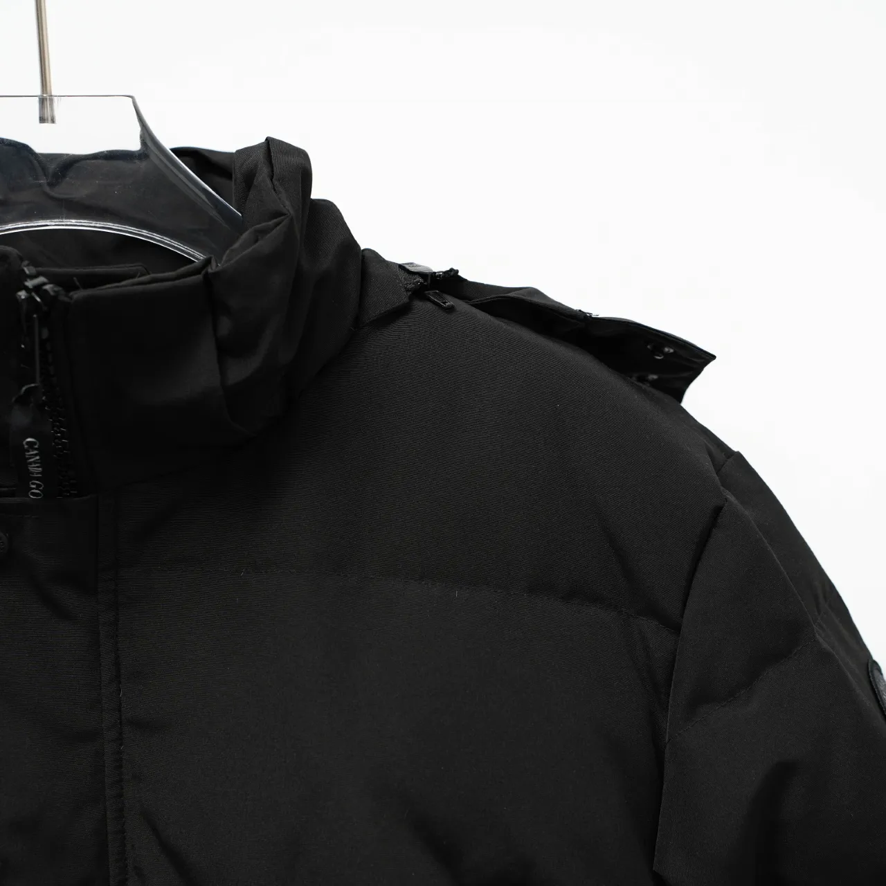 P740 CANADA GOOSE丨Canada Goose 29 New 2048 Hairless Collar Hooded Down Jacket Color: Black Black Label Size: XS-XXL